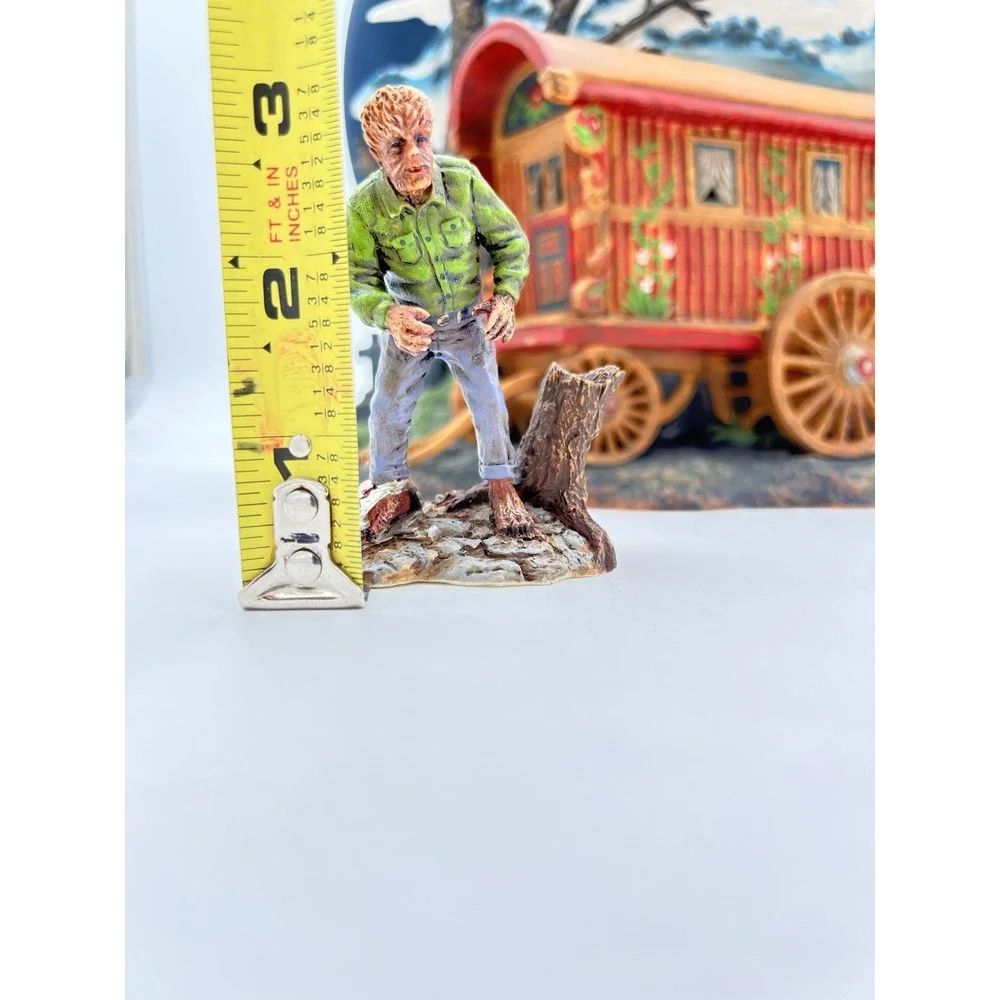 Universal Monsters The Wolf Man Coin Bank Gypsy Wagon 1941 Horror Collectible